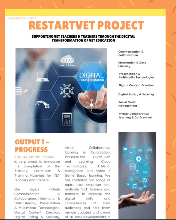Read more about the article RestartVET Newsletter #2 is out!